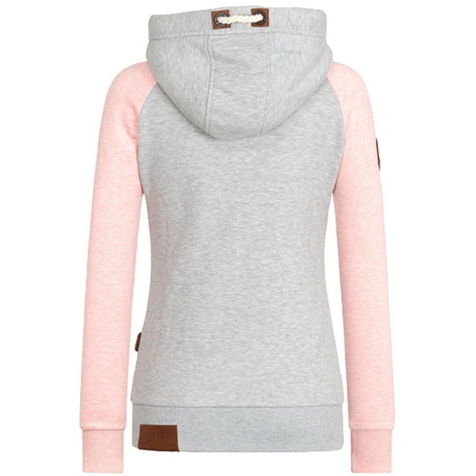 Sophia | Women's Hoodie Zip Up with Long Sleeves and Adjustable Hood 2