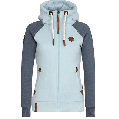 Sophia | Women's Hoodie Zip Up with Long Sleeves and Adjustable Hood 5