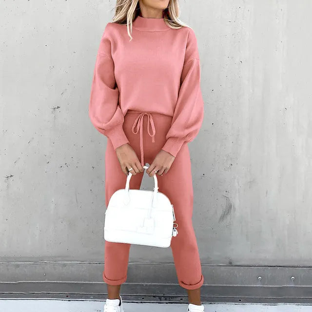 Sophia | Women's Loungewear Set Relaxed Fit Sweatshirt & Joggers 7