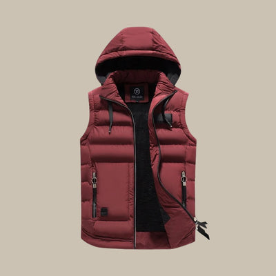 Sophia | Women's Quilted Vest with Removable Hood 3