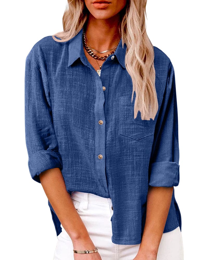 Sophia | Women's Relaxed Fit Shirt in Lightweight Fabric 0
