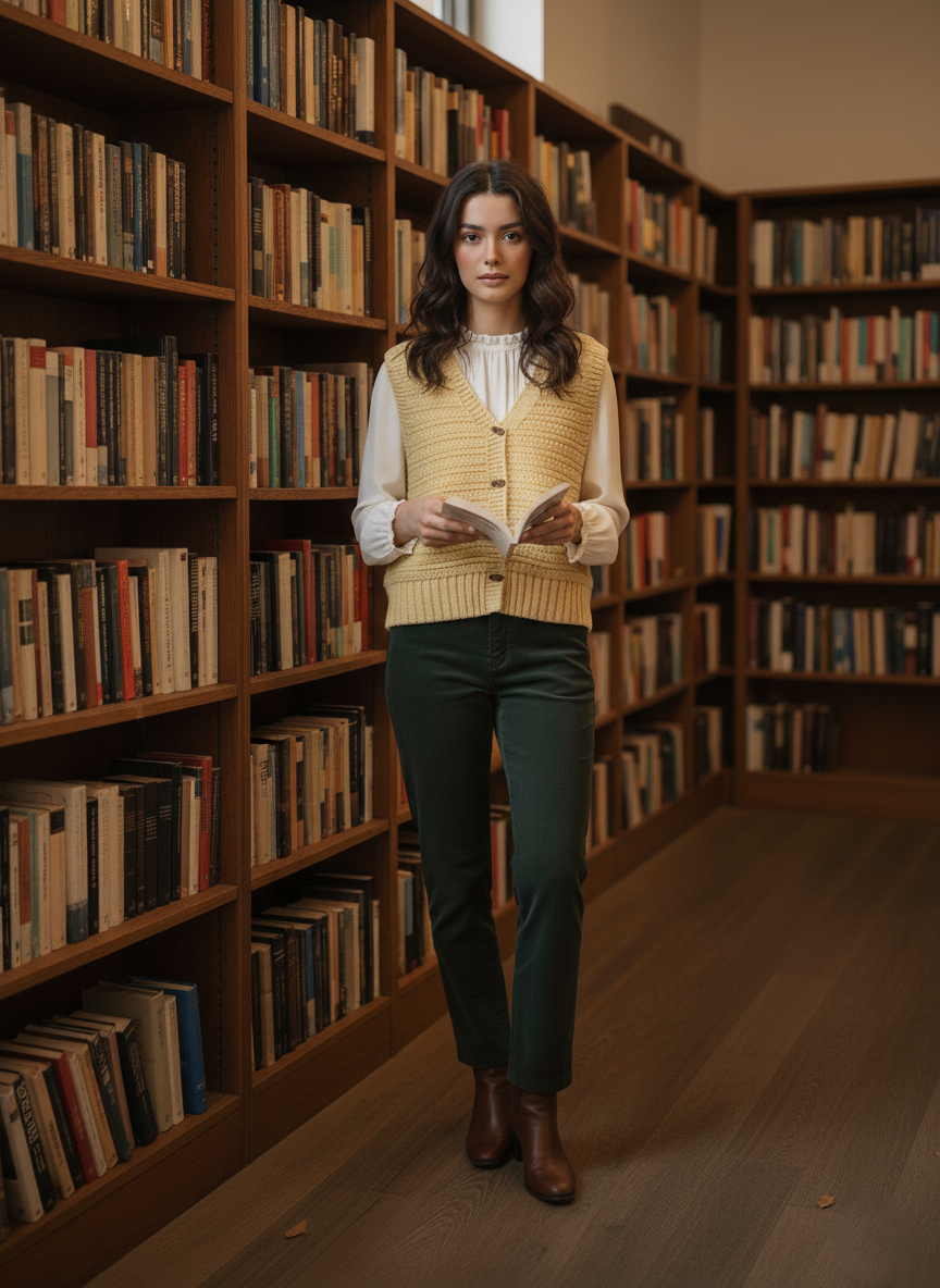 Sophia | Women’s Sleeveless Knit Cardigan with Button Closure 1