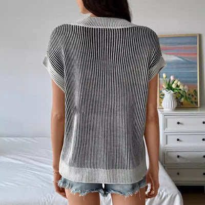 Sophia | Women's V-Neck Knitted Vest 2