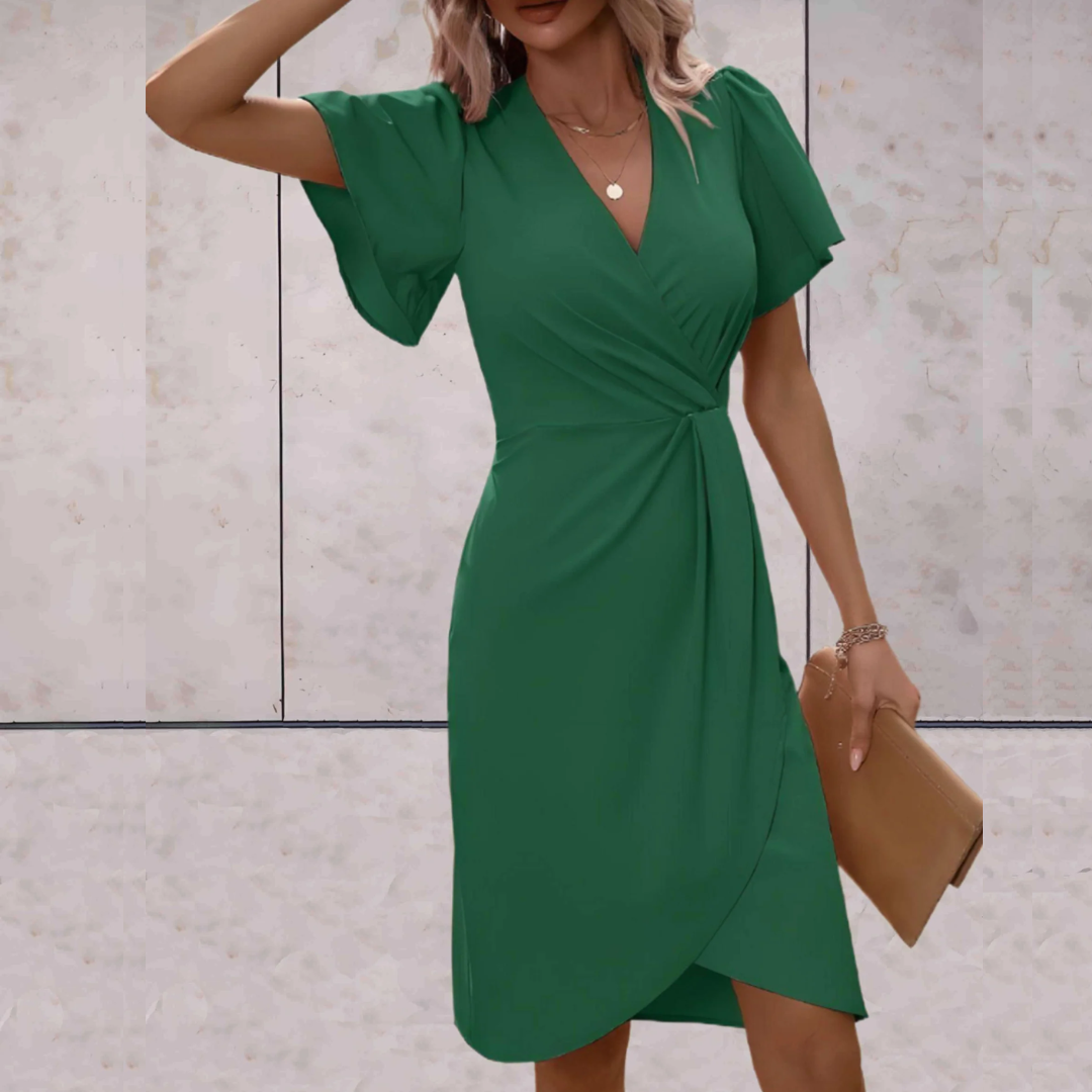 Sophia | Women's Wrap Dress With V-Neck 2
