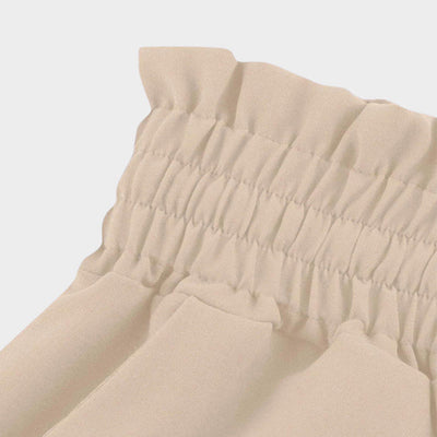 Sophie | Women's High Waist A-Line Pants with Drawstring and Pockets 6