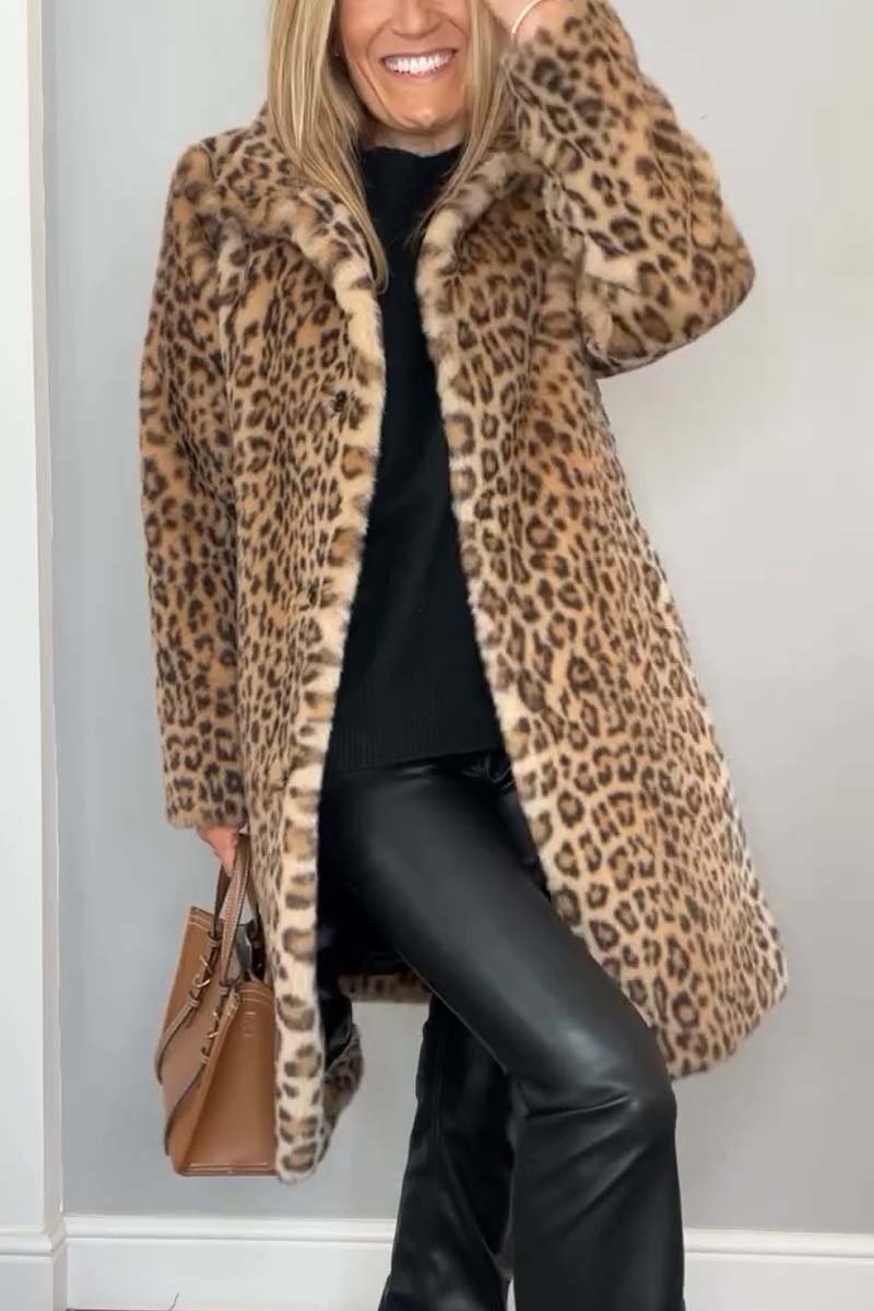 Sophie | Women's Leopard Print Tailored Coat 1