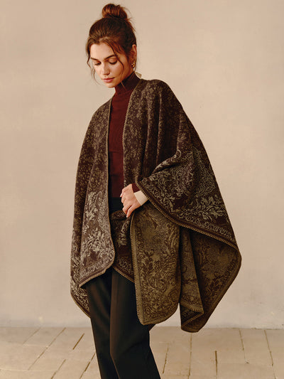 Sophie | Women's Reversible Boho Poncho 1