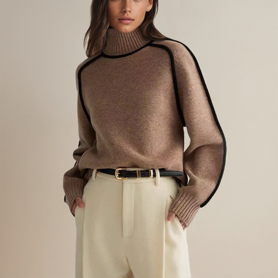 Sophie | Women's Soft-Blend Sweater with Hidden Collar 3