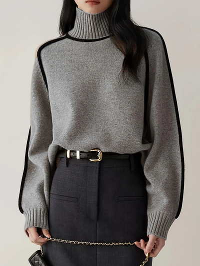 Sophie | Women's Soft-Blend Sweater with Hidden Collar 9