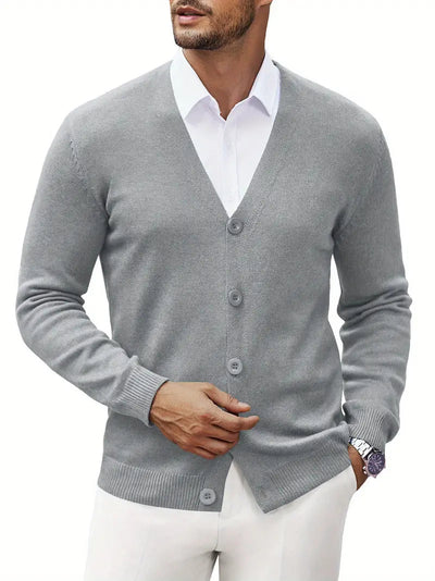 William | Men’s Cardigan Open Front Soft Knitted 0