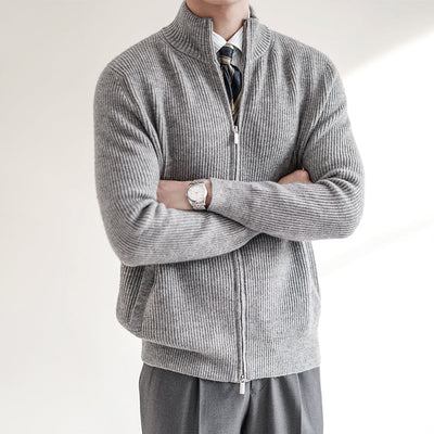 William | Men’s Cardigan Ribbed Texture 4