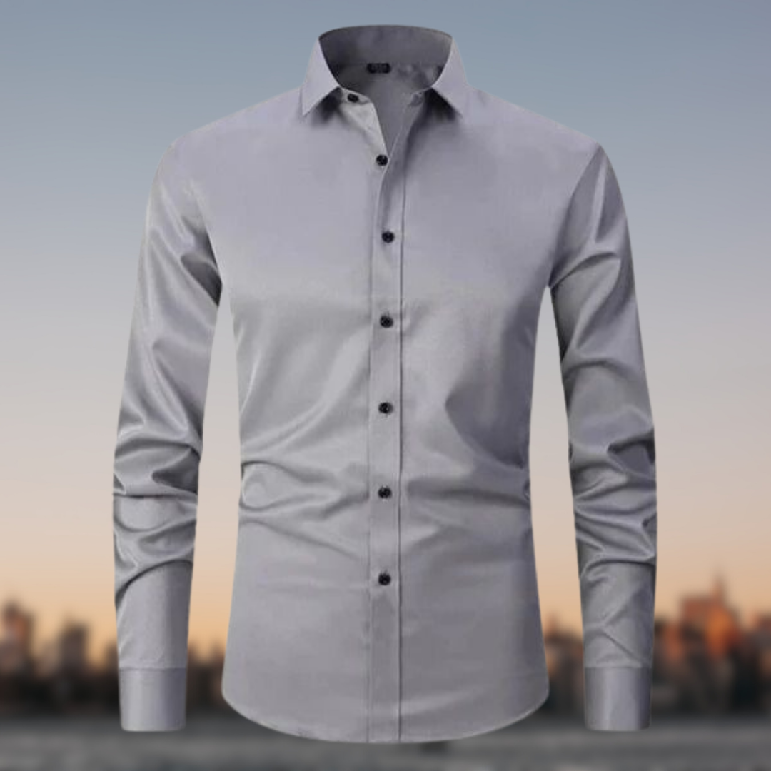 William | Men’s Dress Shirt Button-Front Slim Fit 8