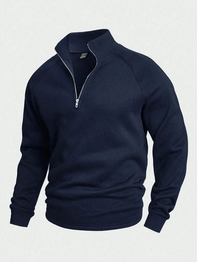 William | Men’s Half-Zip Sweater Breathable Knit 8