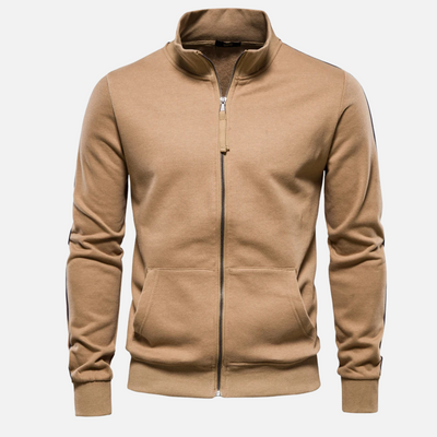 William | Men’s Half Zip Sweater With Stand Collar 8