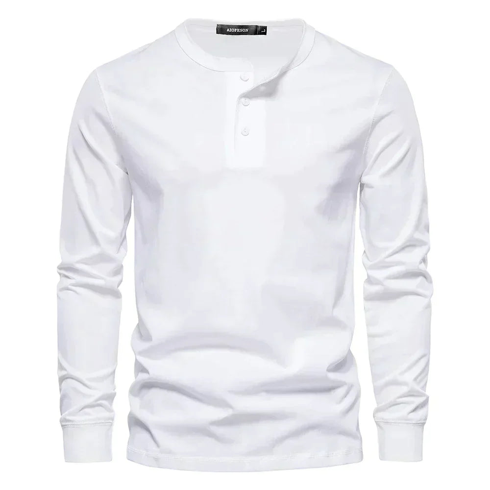 William | Men’s Henley Shirt With Button Placket 4