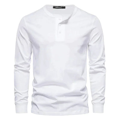 William | Men’s Henley Shirt With Button Placket 4