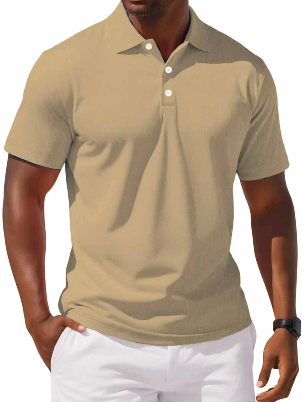 William | Men’s Polo Shirt Breathable Polo-Style Neckline 11