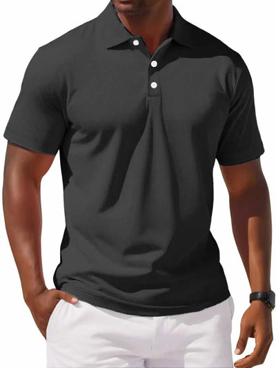William | Men’s Polo Shirt Breathable Polo-Style Neckline 14