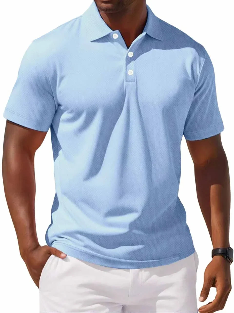 William | Men’s Polo Shirt Breathable Polo-Style Neckline 1