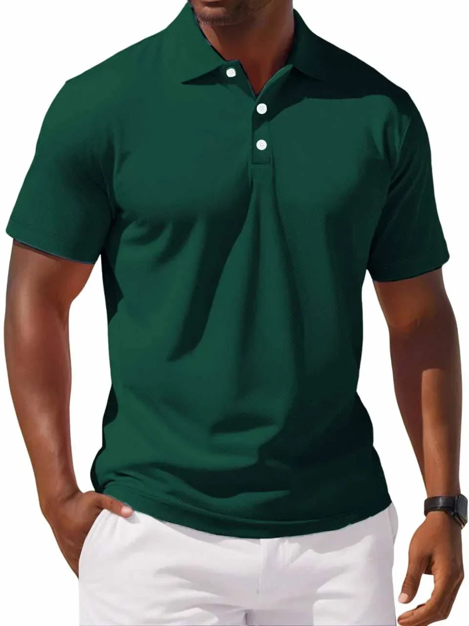 William | Men’s Polo Shirt Breathable Polo-Style Neckline 6