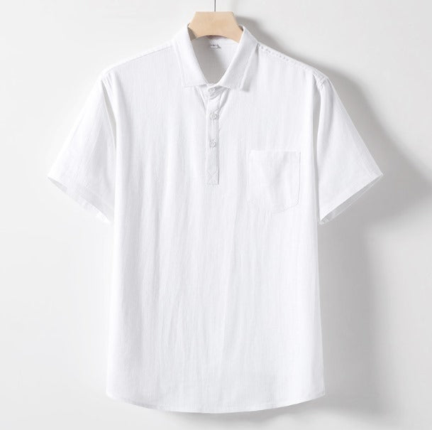 William | Men’s Polo Shirt With Collar And Button Placket 3