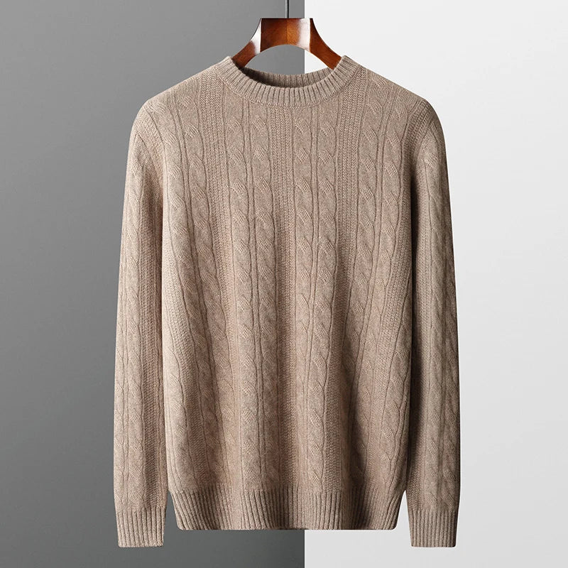 William | Men’s Polo Sweater Smooth Texture With Collar 1