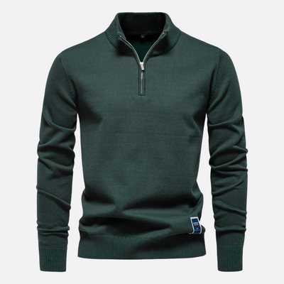 William | Men’s Sweater Quarter Zip Smooth 1