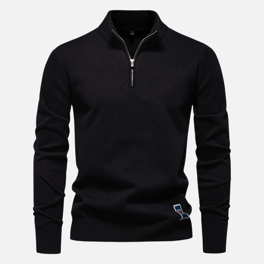 William | Men’s Sweater Quarter Zip Smooth 6