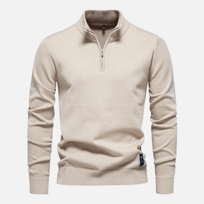 William | Men’s Sweater Quarter Zip Smooth 8