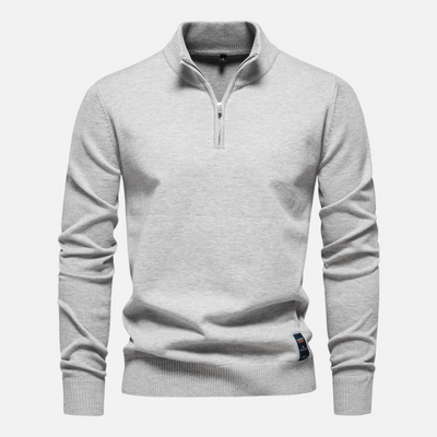 William | Men’s Sweater Quarter Zip Smooth 9