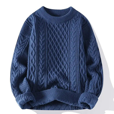 William | Men’s Sweater Soft Texture Retro Design 10