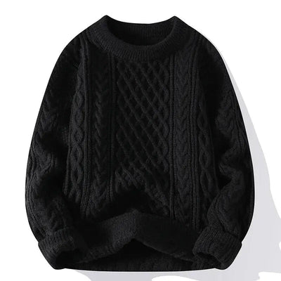 William | Men’s Sweater Soft Texture Retro Design 12