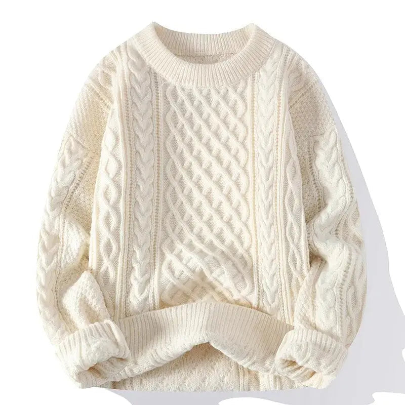 William | Men’s Sweater Soft Texture Retro Design 13