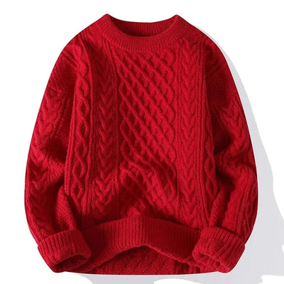 William | Men’s Sweater Soft Texture Retro Design 14