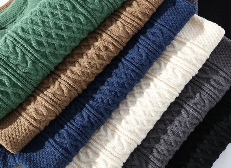 William | Men’s Sweater Soft Texture Retro Design 4