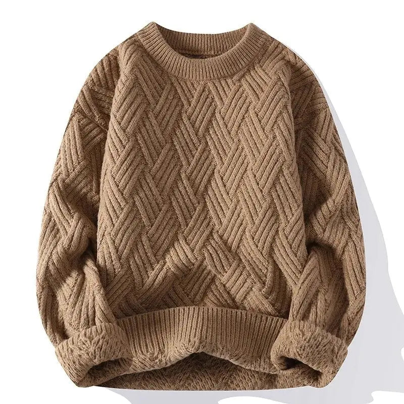 William | Men’s Sweater Soft Texture Retro Design 7