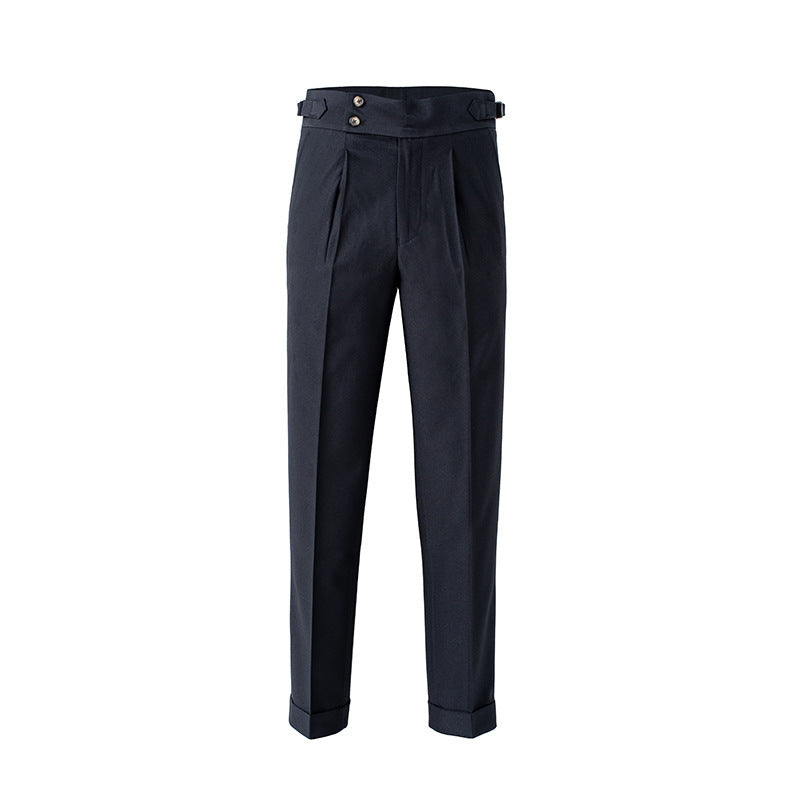 William | Men’s Trousers Straight Fit With Flat-Front Construction 1