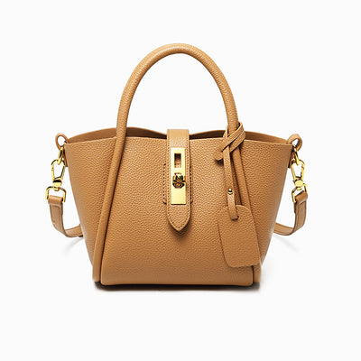 Women’s Bucket Bag Gold Clasp 8