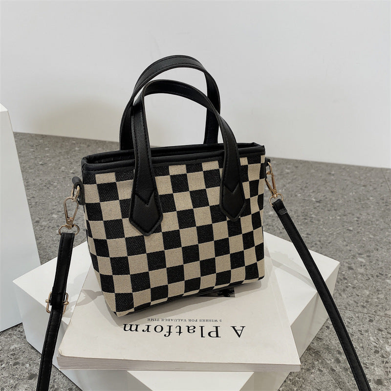 Women’s Shoulder Bag Houndstooth Pattern 11
