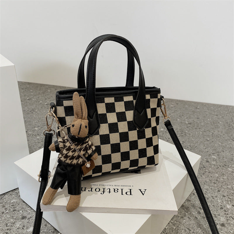 Women’s Shoulder Bag Houndstooth Pattern 12