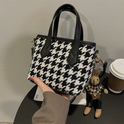 Women’s Shoulder Bag Houndstooth Pattern 6