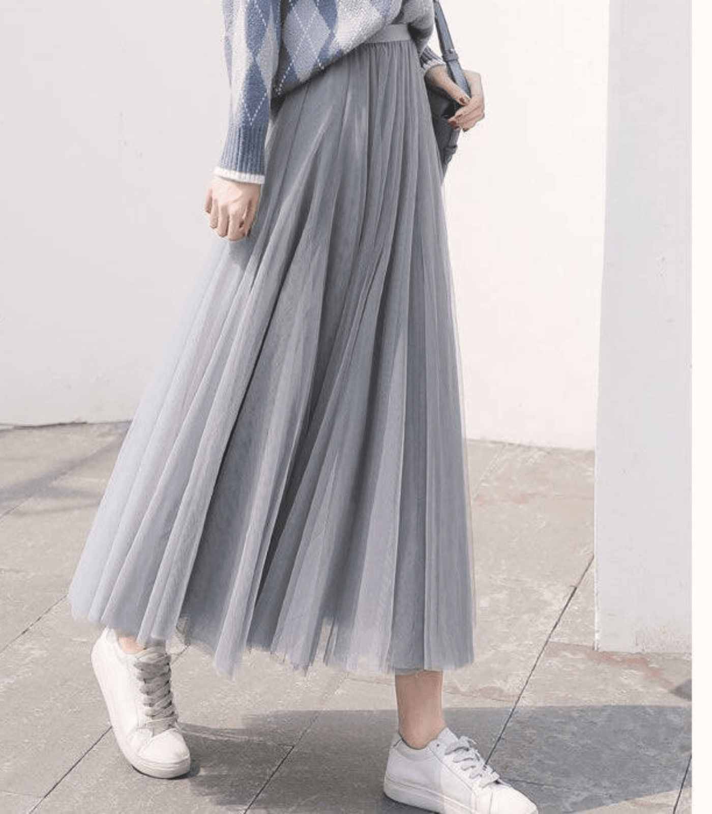 Variant image for Women's Ankle Length Tulle Skirt Layered Mesh-21