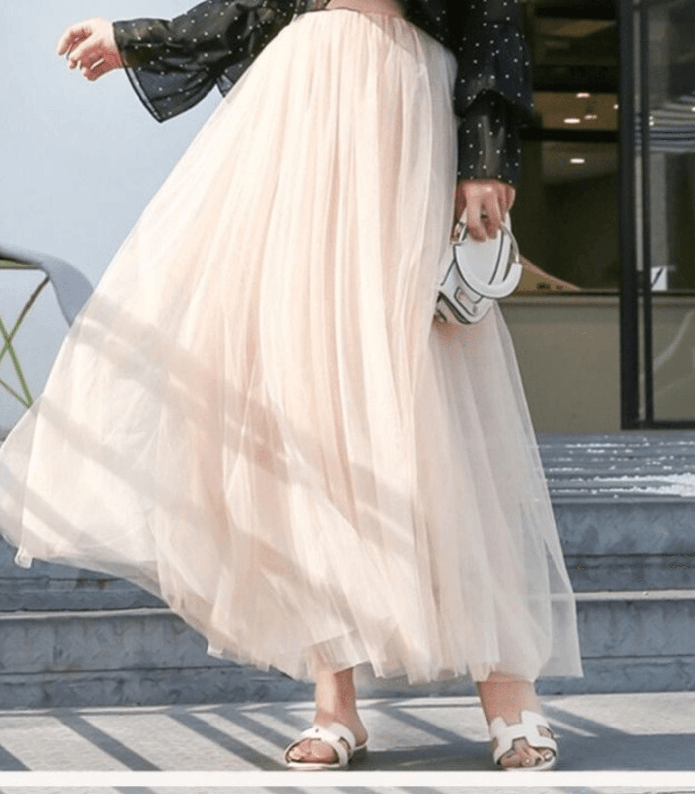 Variant image for Women's Ankle Length Tulle Skirt Layered Mesh-41